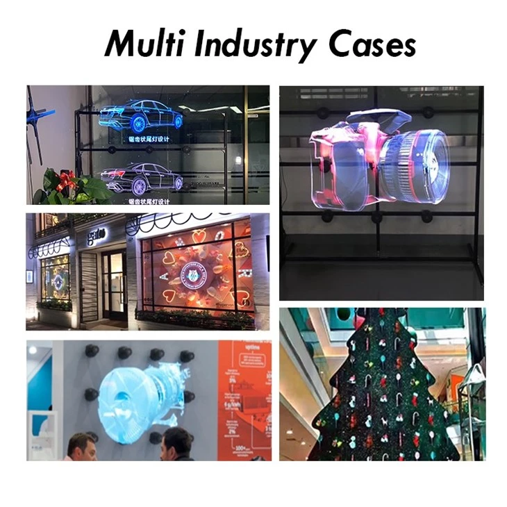 2*3 3d Led Hologram Fan Splicing Cabinet
